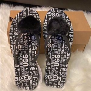 Ugg Simi Fluff Flip Flops